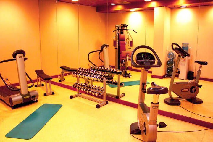 Las instalaciones del Eurostars Gran Madrid incluyen un gimnasio