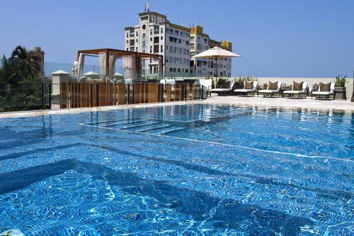 Pool at the hotel