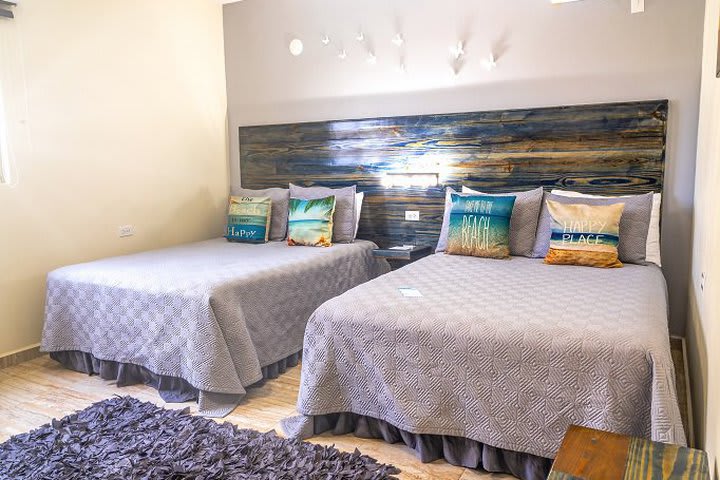 Camas en una suite Ocean