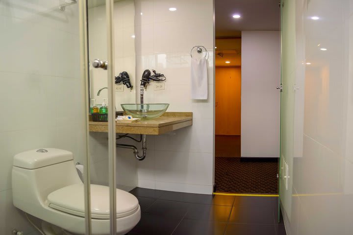 View of a private bathroom