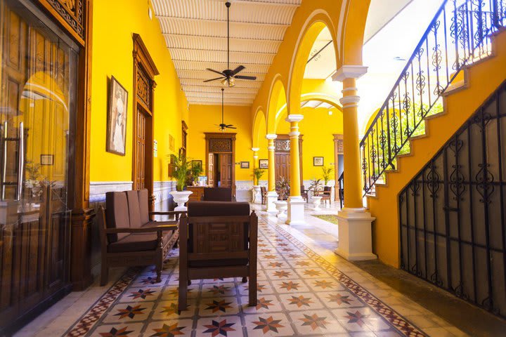 Interior of the hotel