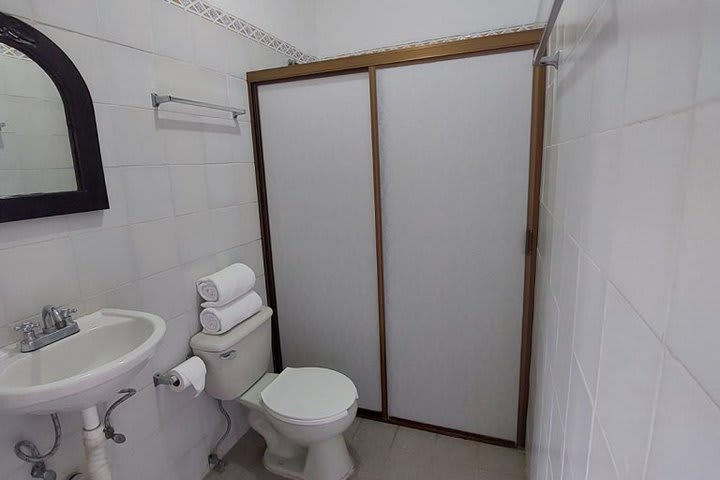 Bathroom in a suite