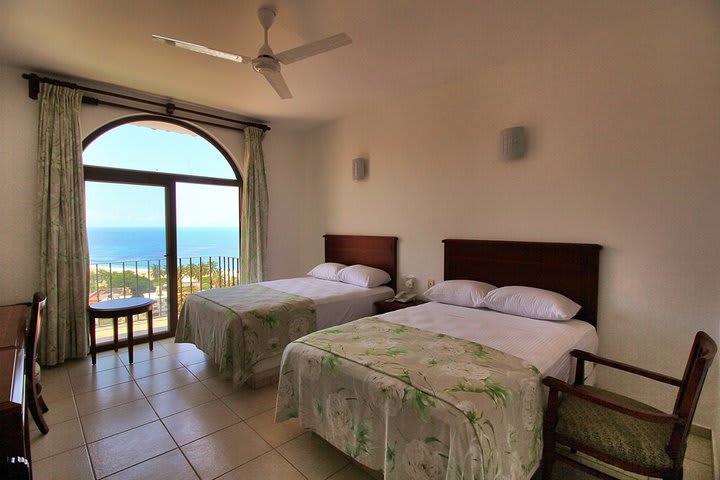 Some rooms offer ocean view