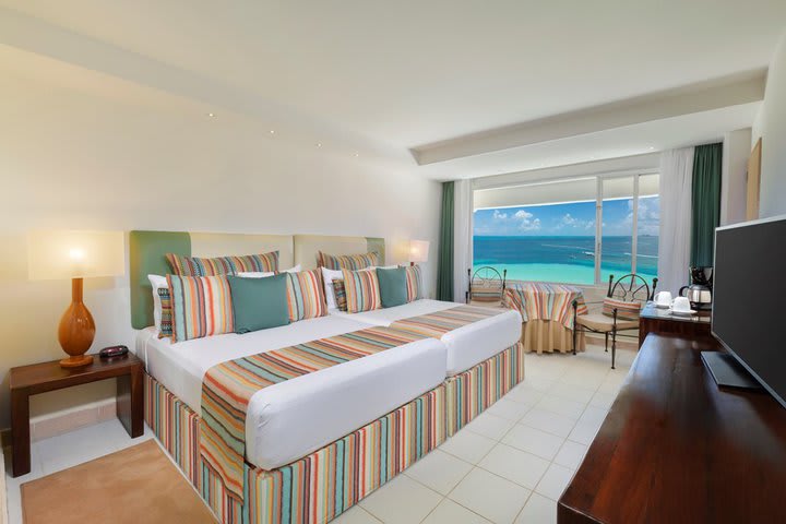 Some rooms offer ocean view