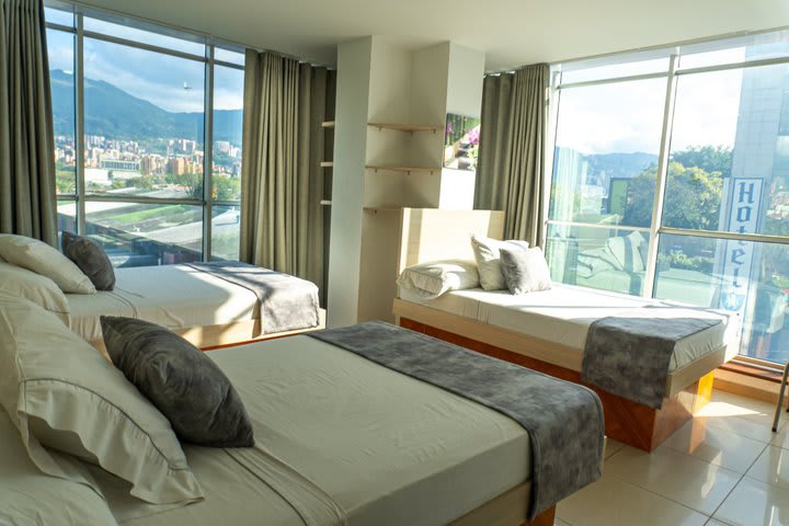 Guest room with views