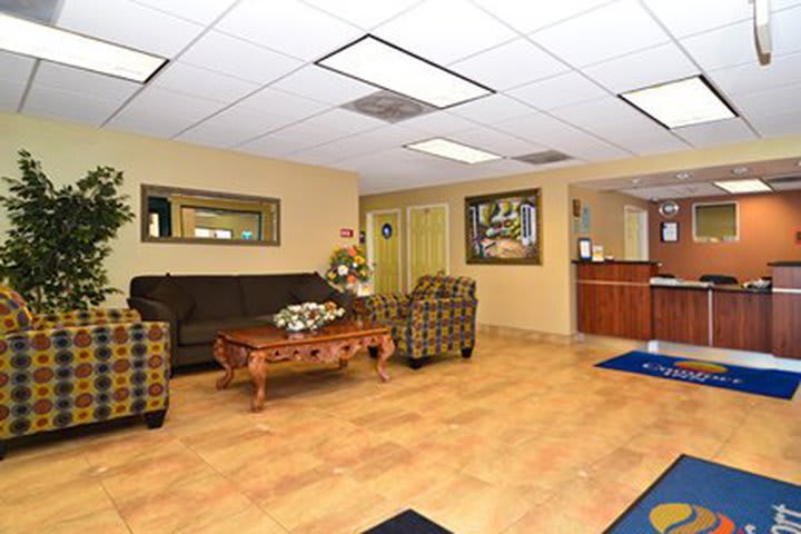 Lobby at Comfort Inn & Suites Near Universal Studios