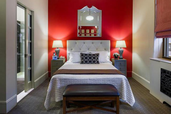 Guest room at the Seton New York City hotel in Manhattan