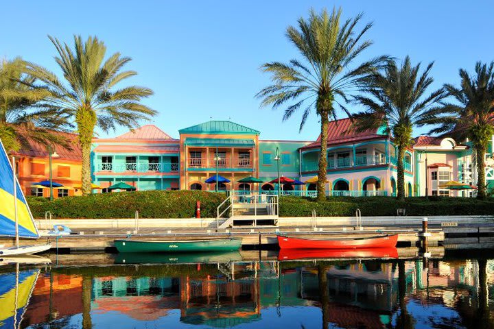 Guests can take canoe rides along the lake