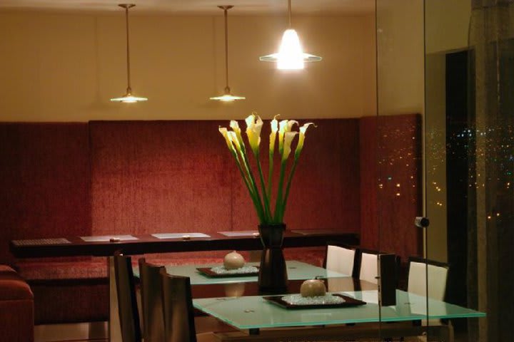 Restaurant at the Casa Cristal Boutique Hotel in Escazu