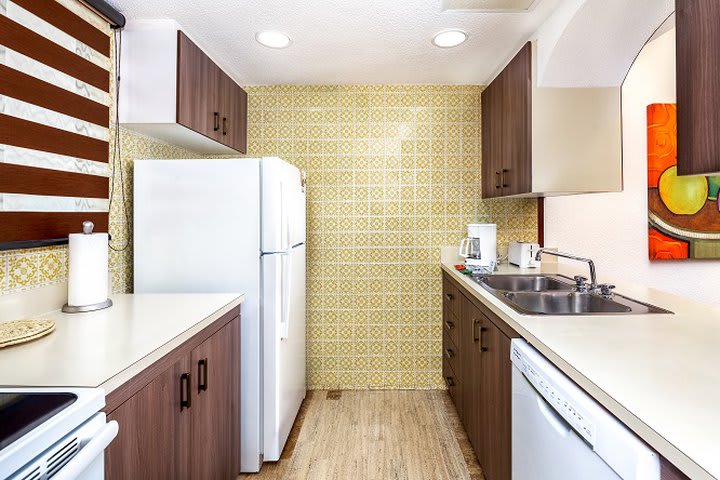 Kitchen in a suite