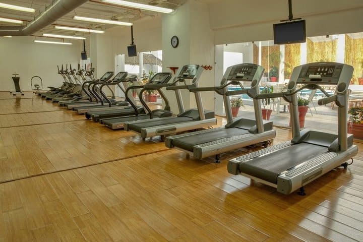 Equipped fitness center