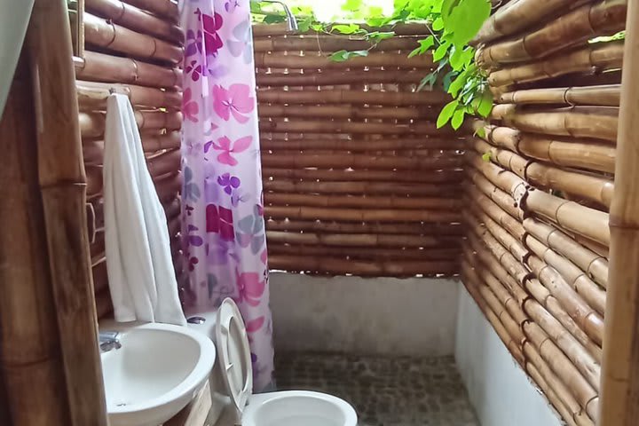 Interior de un baño privado