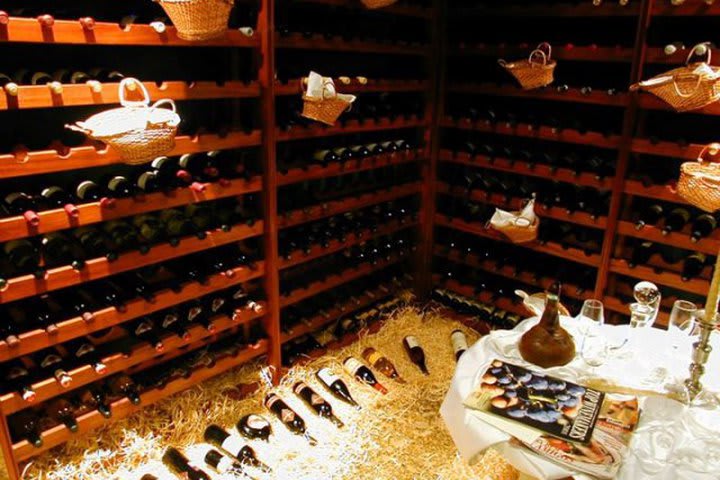 The Mediterraneo restaurant at the Golden Tower Sao Paulo has a wine cellar