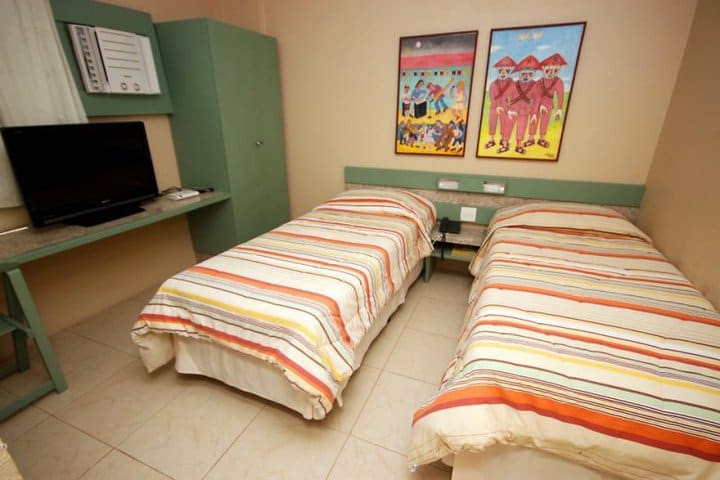 Guest room at the MarOlinda Cult hotel