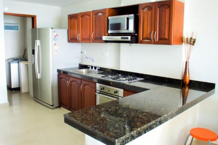 Apartments with equipped kitchen