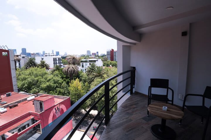 Balcony of a room