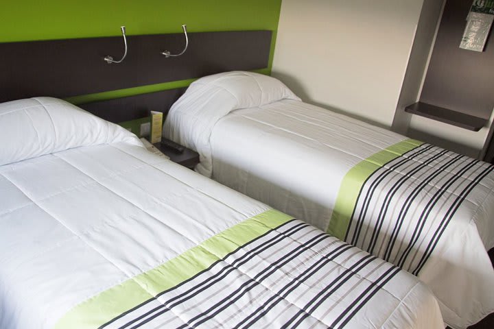 Guest rooms at the City Express Junior Puebla FINSA hotel have internet access