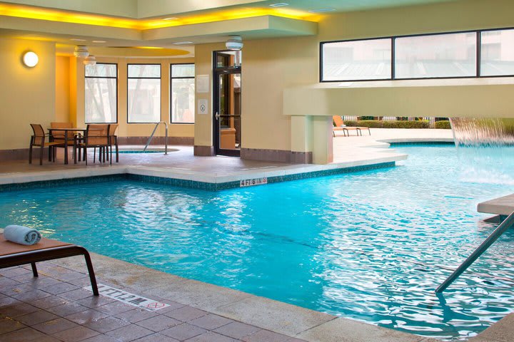 Indoor pool area