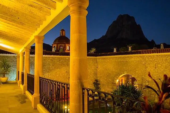 Night view of Bernal Peak