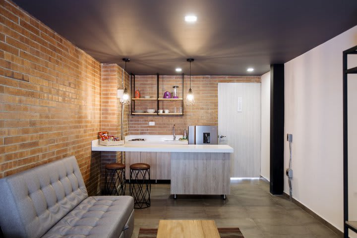 Amenities in a loft