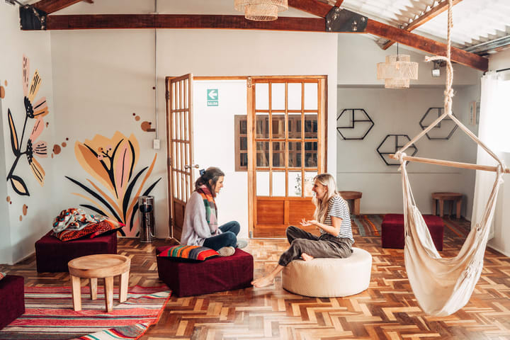 Interior sitting area