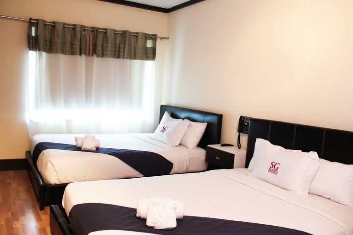 Accommodations also offer flat-screen TV