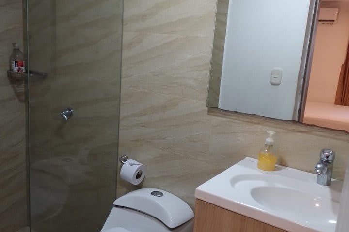 Baño privado de una habitación