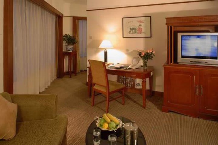 Junior suite at the Capital Hotel