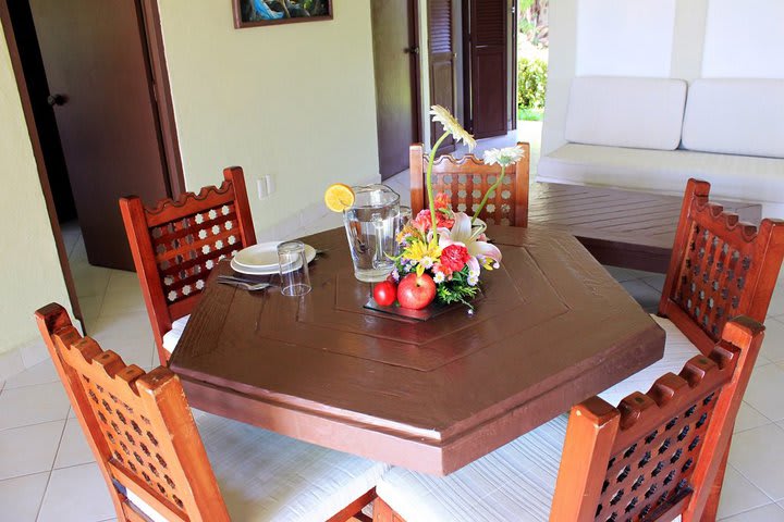 A table in a villa