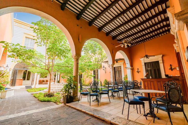 View of the bar area