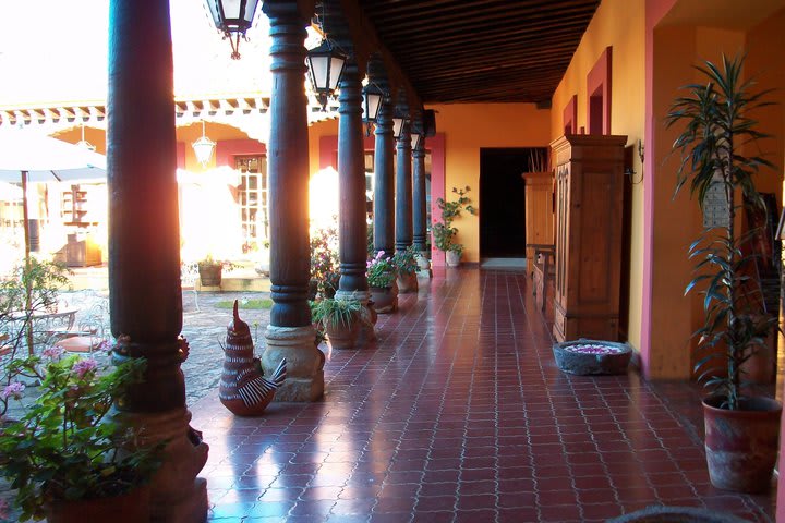 Pasillo del hotel Diego de Mazariegos