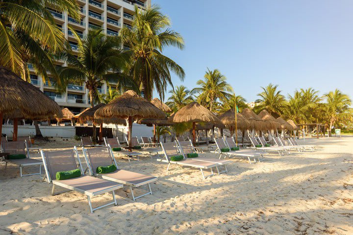 Beach at the hotel