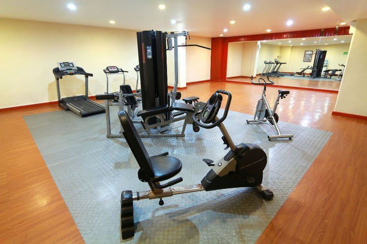 Equipped fitness center