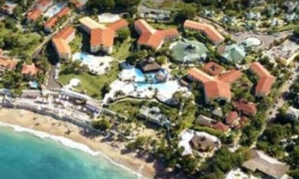 The hotel is located in a resort with 12 pools