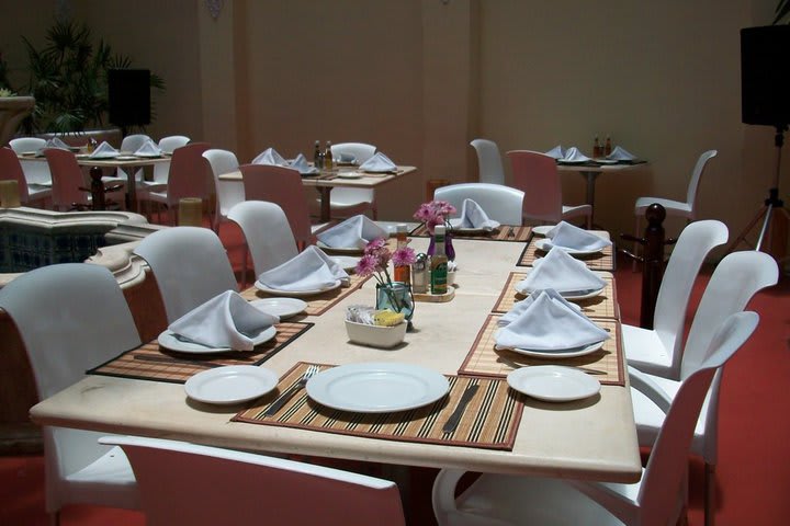 Restaurante en el hotel Piedra de Agua en Mérida, Yucatán