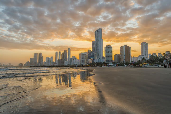 Beach at sunrise