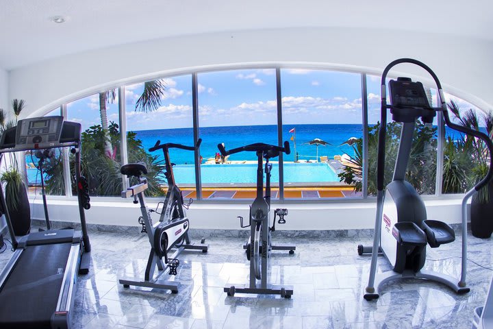 Equipped fitness center