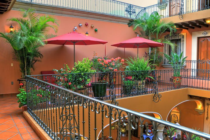 Terrace at Hotel Boutique Parador San Miguel Oaxaca