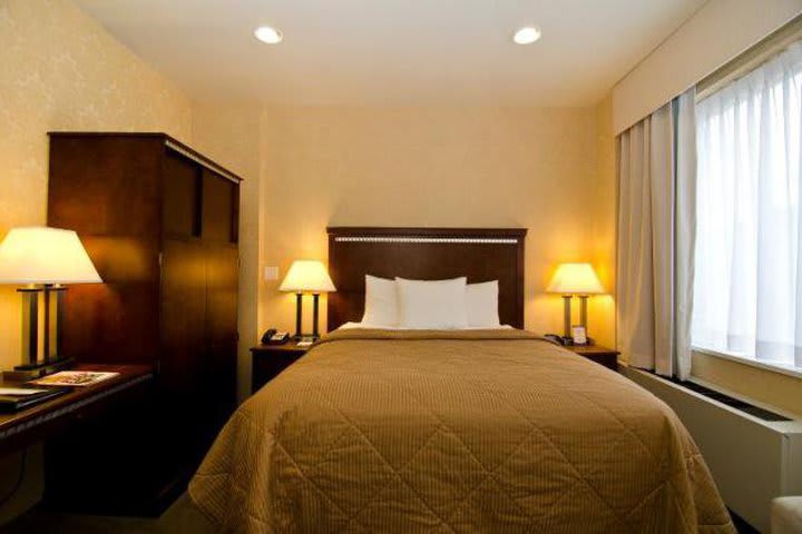 Comfort Inn Manhattan has air conditioning and heating in the guest rooms