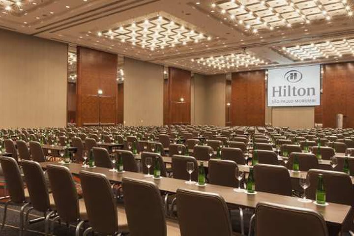 Hilton Sao Paulo Morumbi features conference facilities to accommodate up to 600 guests