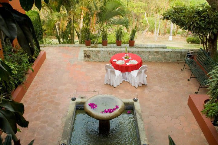 Jardín del Hotel Victoria Oaxaca