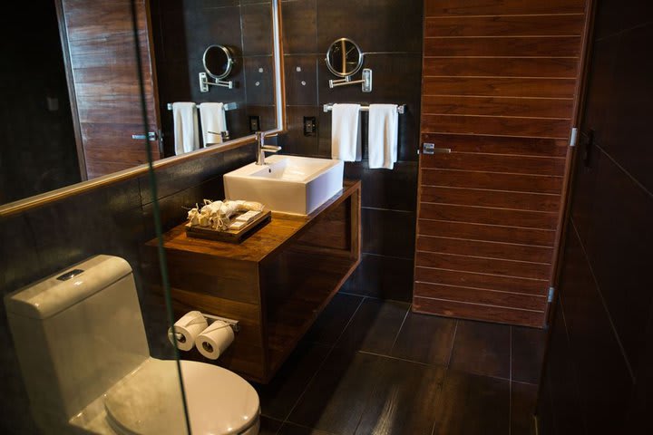 Interior de un baño