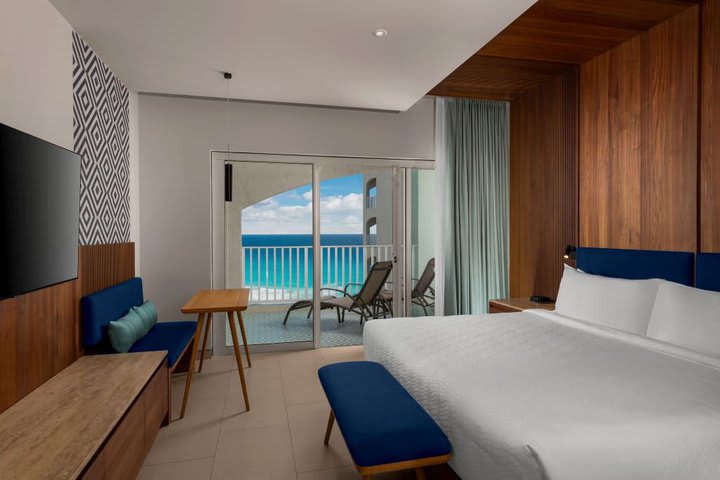 Img - Habitación Deluxe, 1 cama de matrimonio grande, balcón, vistas al mar