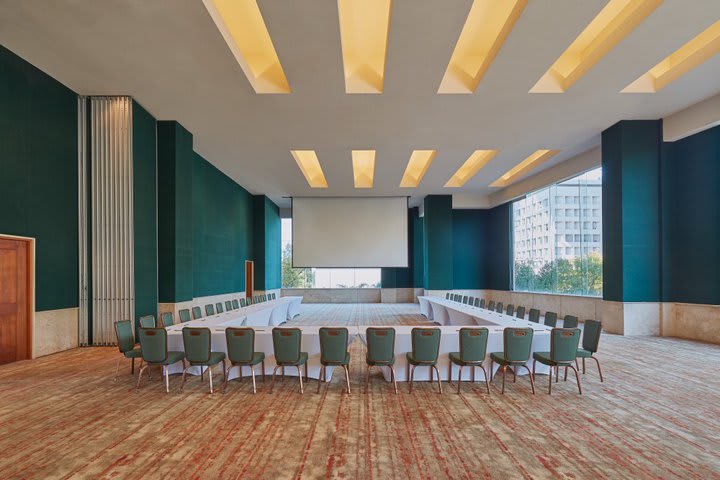 View of a meeting room