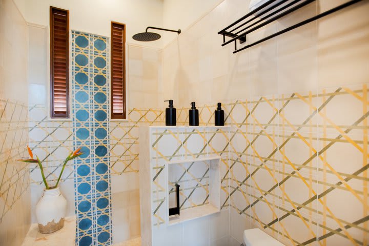 Private bathroom with shower in a classic king guest room