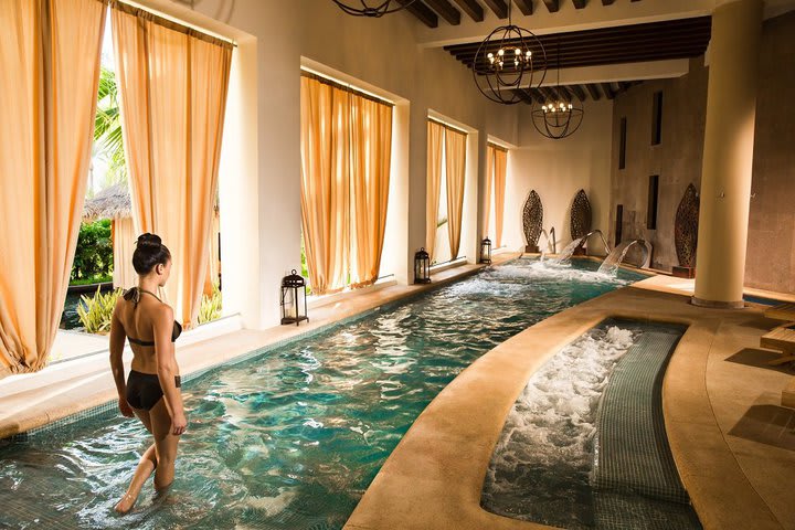 Hydrotherapy circuit in the spa