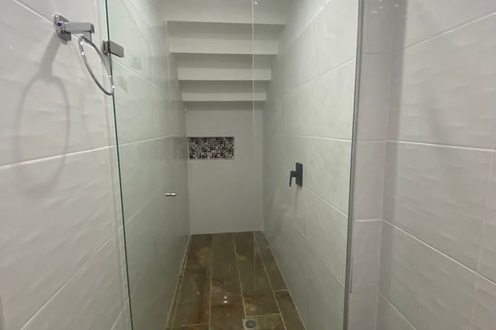 Shower in a suite