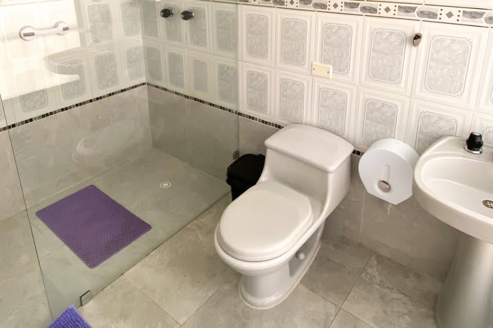 Interior of a private bathroom