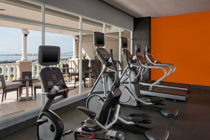 Equipped fitness center