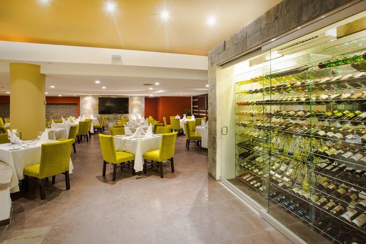 Wine cellar in the Amalfi restaurant